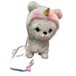 Just Play Barbie Walk & Wag Puppy Plush, Dog Stuffed Animals Unicorn Costume